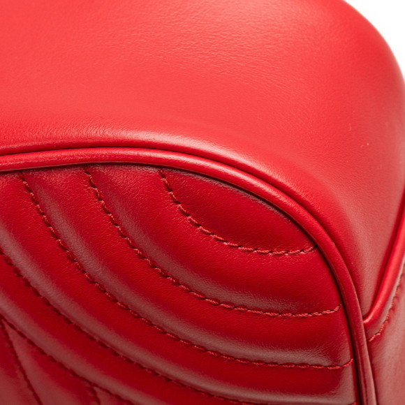 Prada Leather Shoulder Red Diagram Bag - Picture 4 of 8